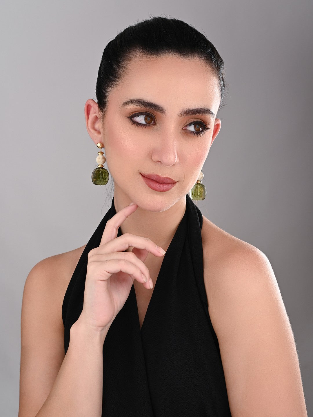 Emerald Tide Drop Earring