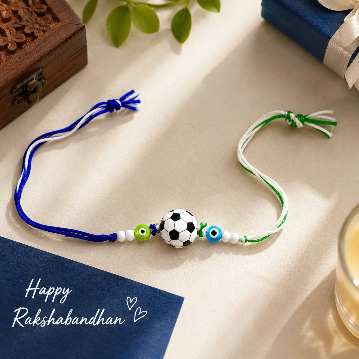 Superhero & Soccer Rakhi Set for Kids | Fun Rakshabandhan Duo