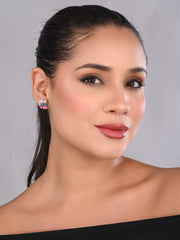 Aurora Mosaic Multi-Stone Stud Earrings