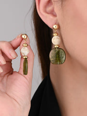 Emerald Tide Drop Earring
