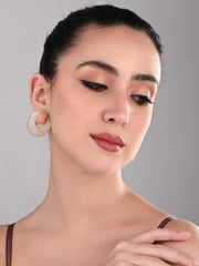 MOCHA SWIRL STUD EARRING