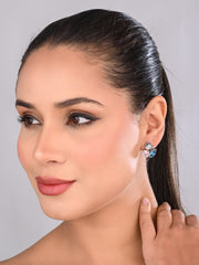 Midnight Prism Stud Earrings