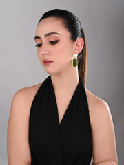 Verdant Glow Drop Earrings