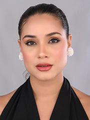 Ivory Daisy Bloom Studs