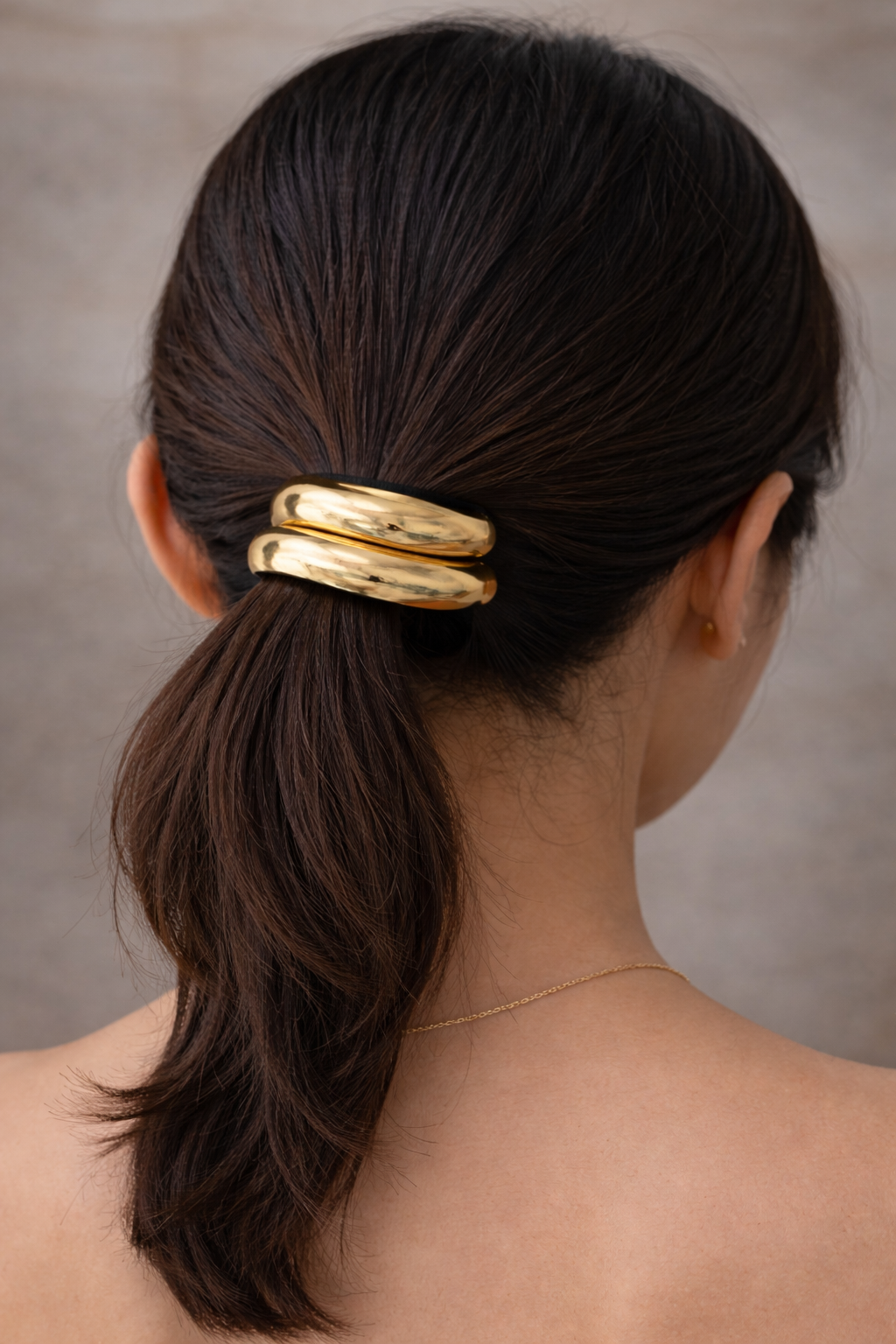 Golden Arc Luxe Hair Tie