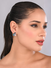 Midnight Prism Stud Earrings