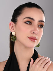 Verdant Glow Drop Earrings