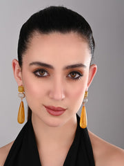 Gemstone Cascade Drop Earrings