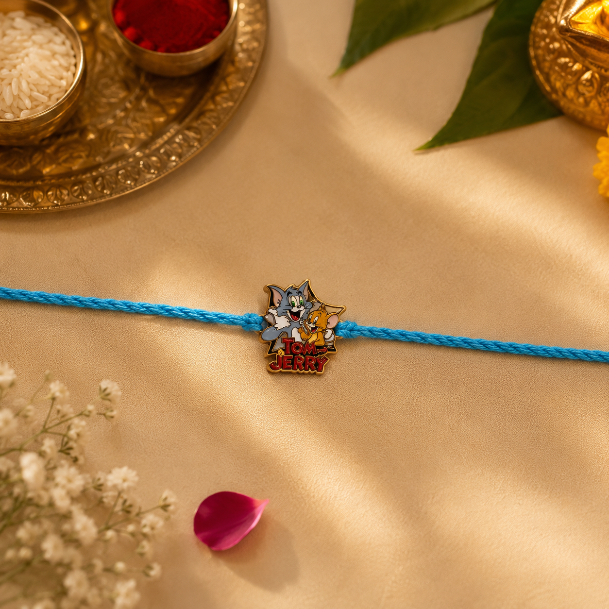 Cartoon Character Rakhi Combo Set – Tom & Jerry & Doraemon Designer Rakhi for Kids