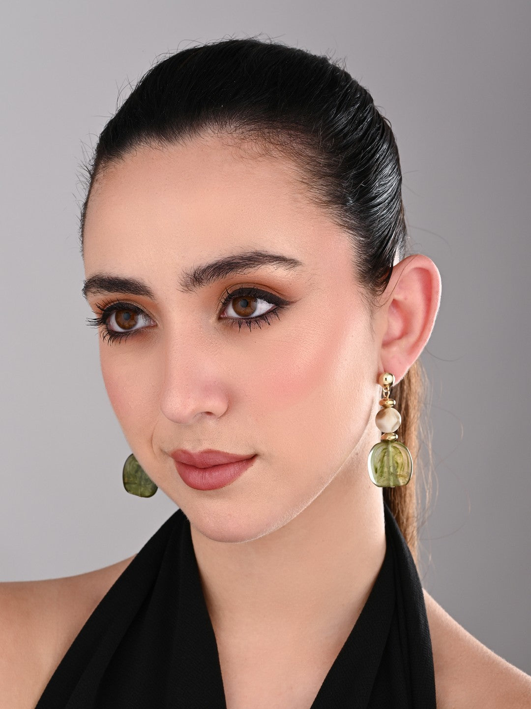 Emerald Tide Drop Earring