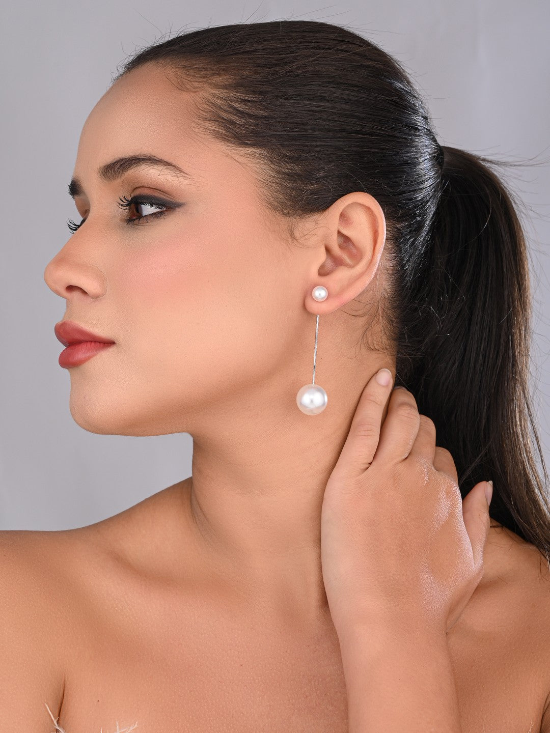 Luna Pearl Drop Earrings
