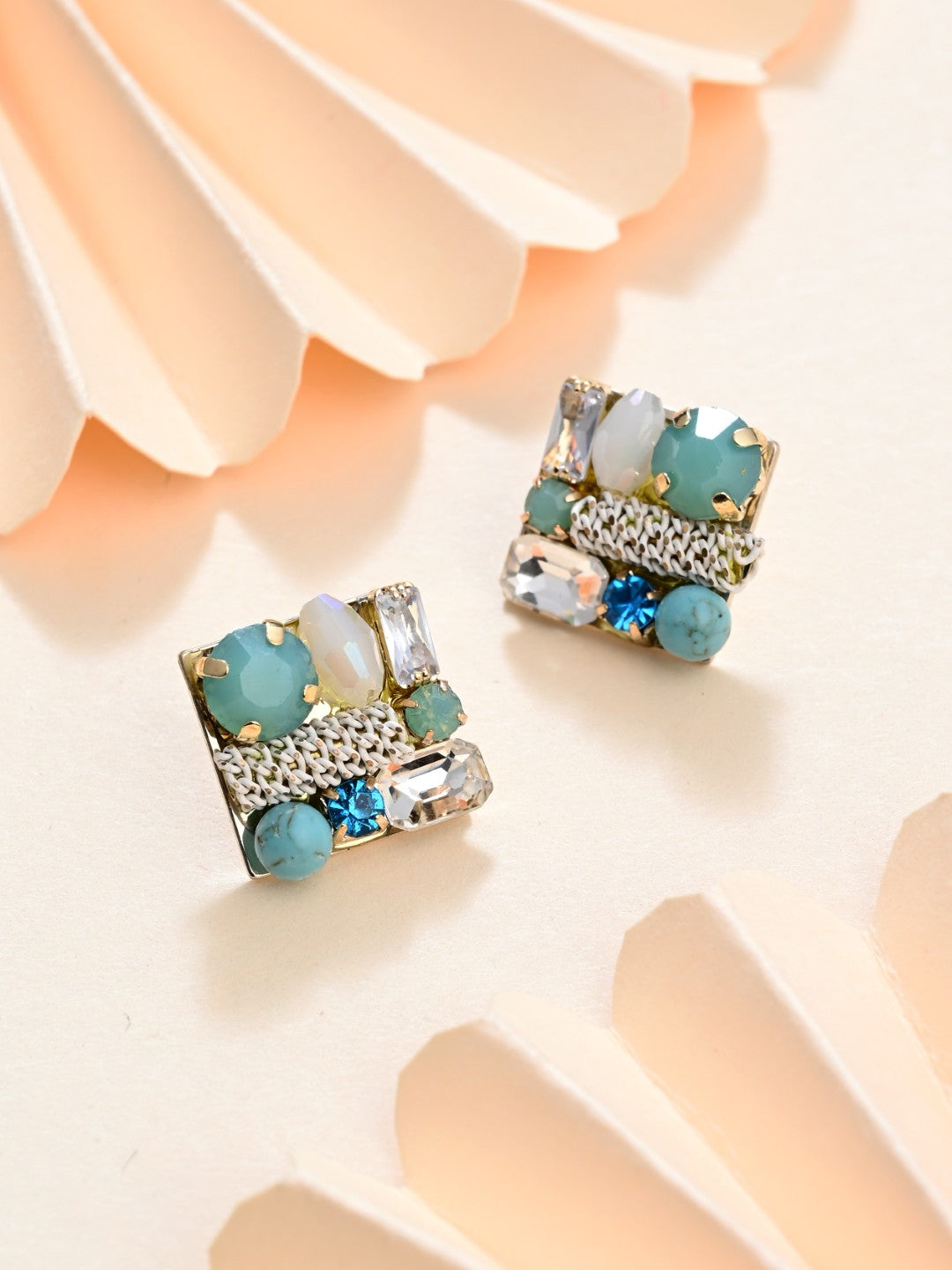Celestial Teal Stud