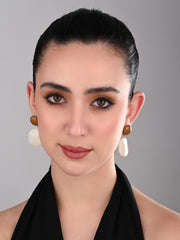 Ivory Gleam Drop Earrings