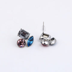 Midnight Prism Stud Earrings