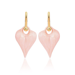 Pink Love glaze Heart Earrings