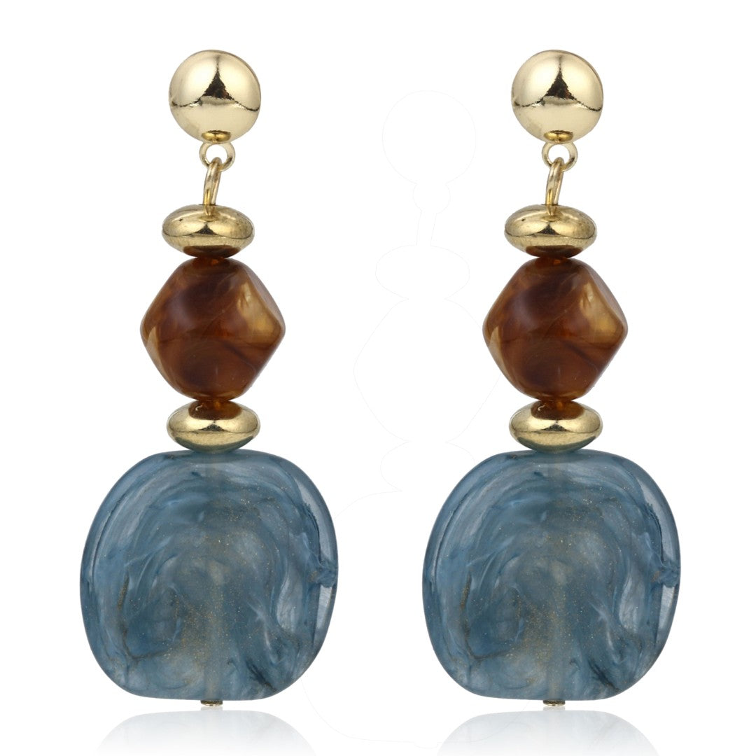Azure Wave Drop Earring