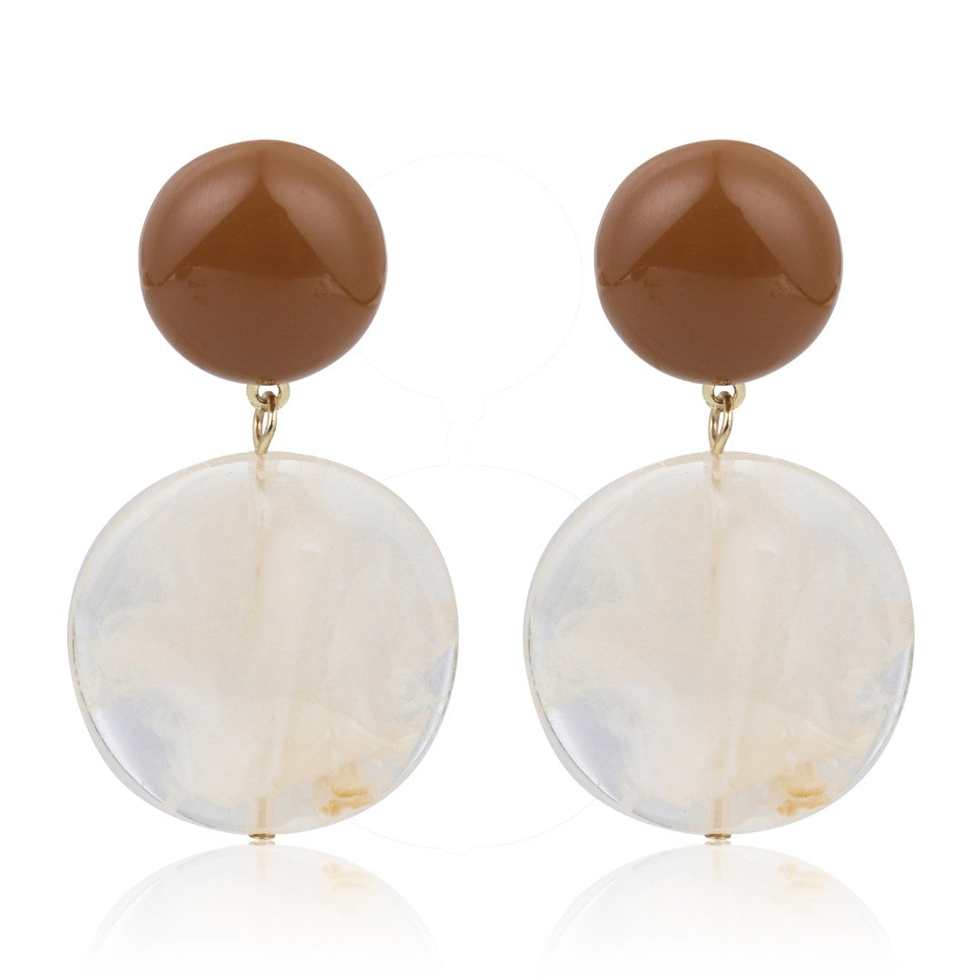 Ivory Gleam Drop Earrings