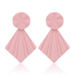Blush Pink Petal Pop Fan Earrings