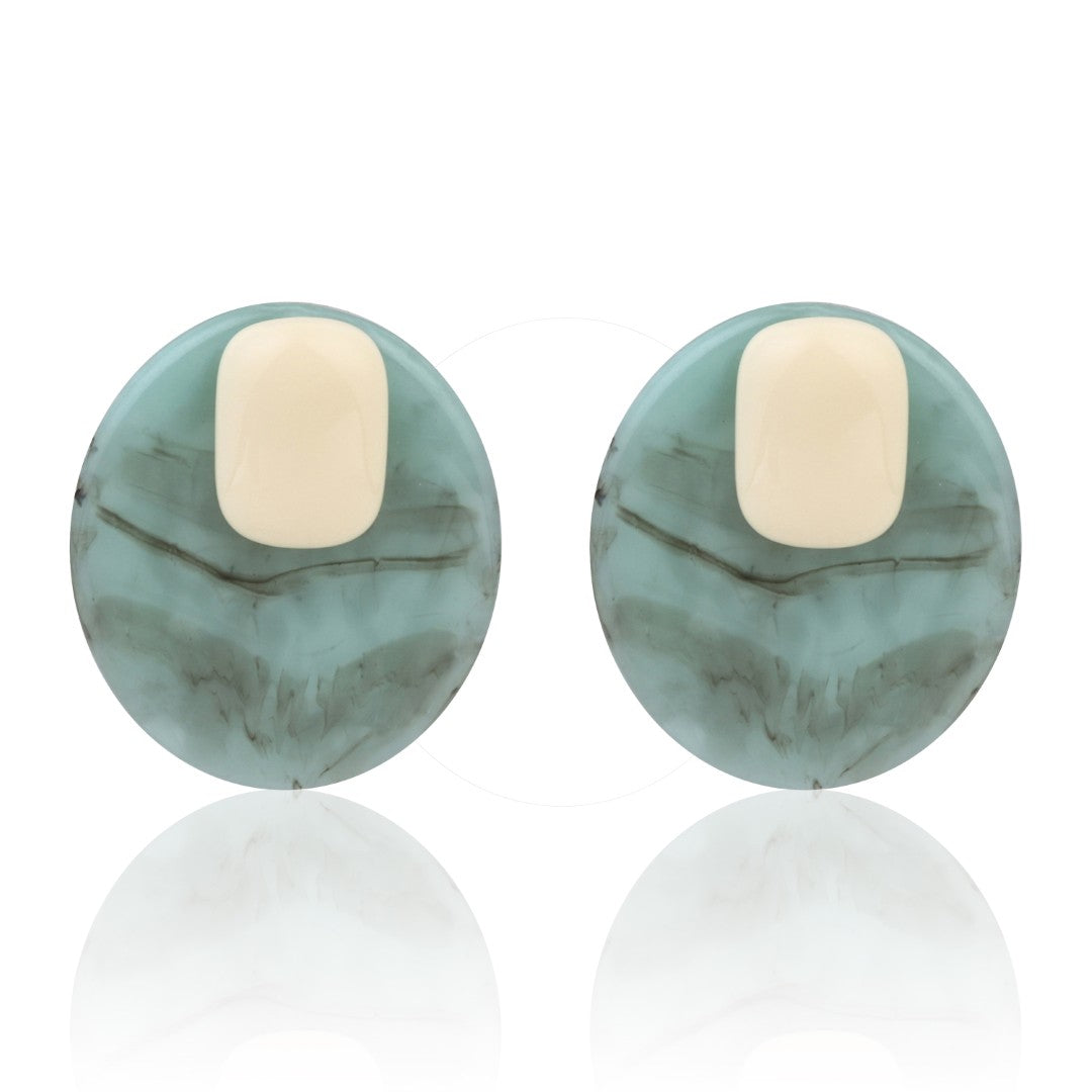 AQUA DRIFT STUD EARRING