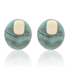 AQUA DRIFT STUD EARRING