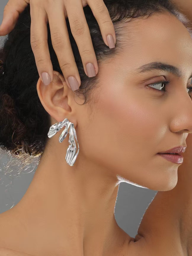 Vintage Silver Drop Earring