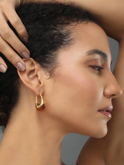 Amber Jelly Hoops Earring