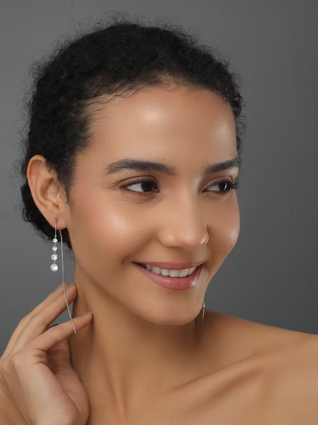 Diamond Drop Earring
