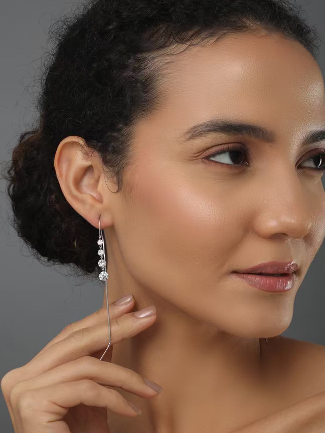 Diamond Drop Earring