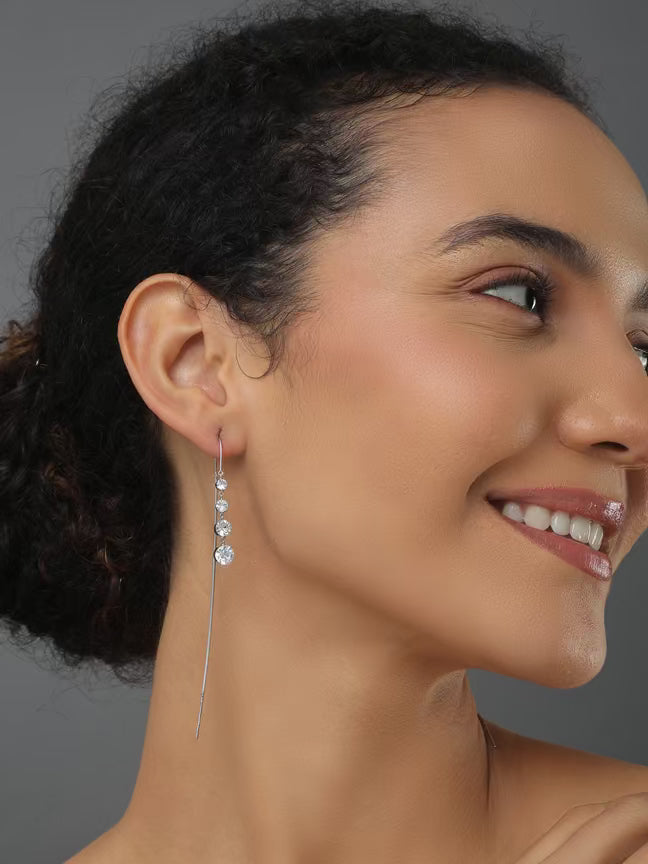 Diamond Drop Earring