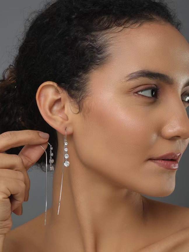 Diamond Drop Earring