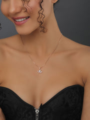 Pearl & Diamond Pendant Necklace