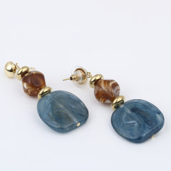 Azure Wave Drop Earring