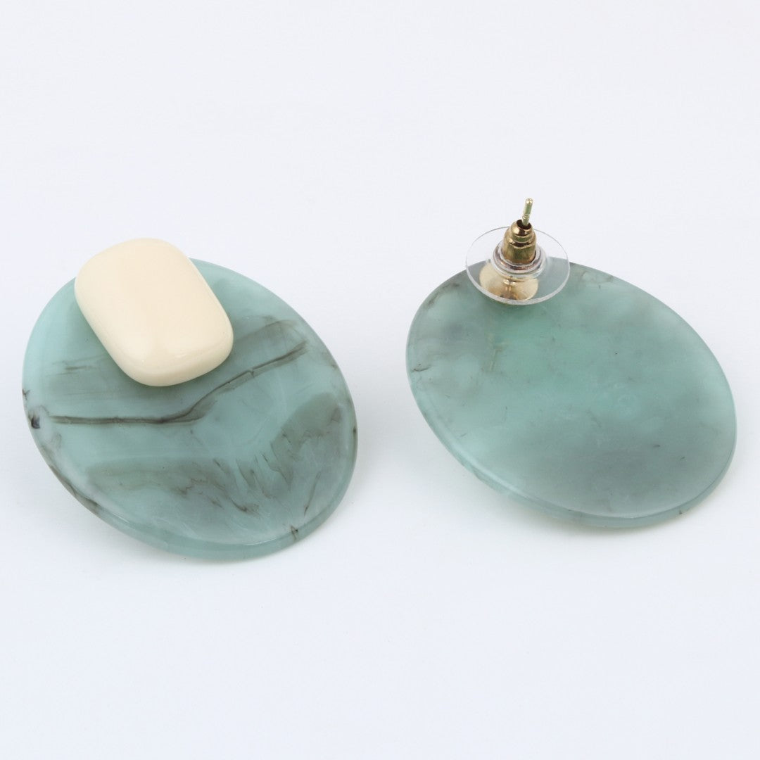 AQUA DRIFT STUD EARRING