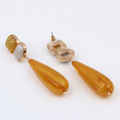 Gemstone Cascade Drop Earrings