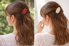 Scarlet Dots Luxe Hair Clip Set