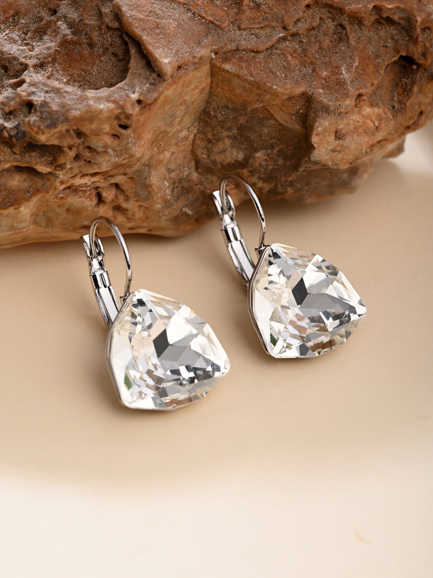 Teardrop Radiance Crystal Earrings