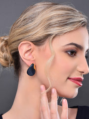 Blue Stone Stud Earring