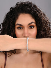 Silver Twine Luxe Bracelet