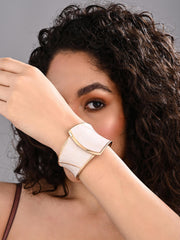 Enamel Monarch Statement Cuff