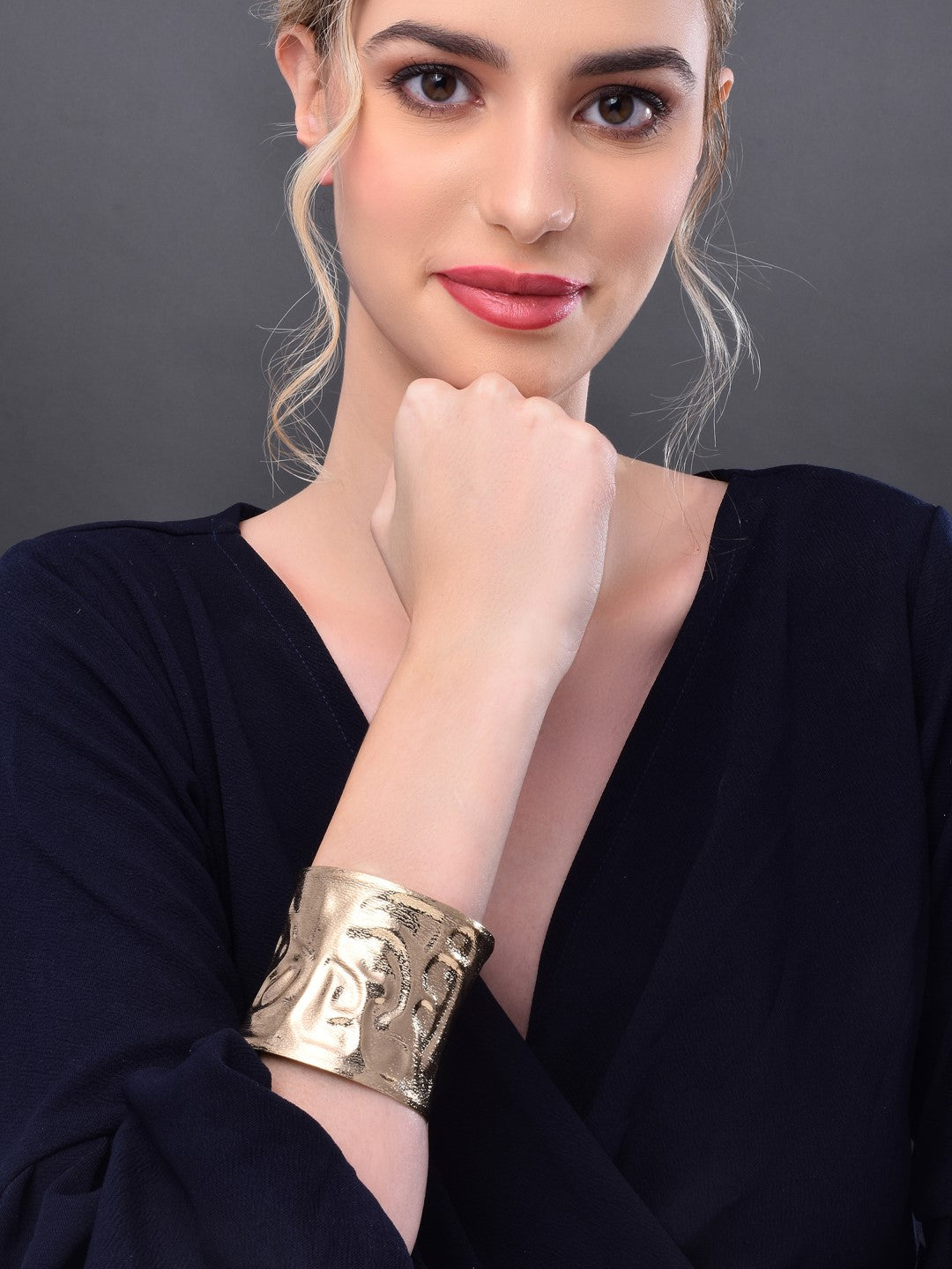 Self Embossed Statement Cuffs