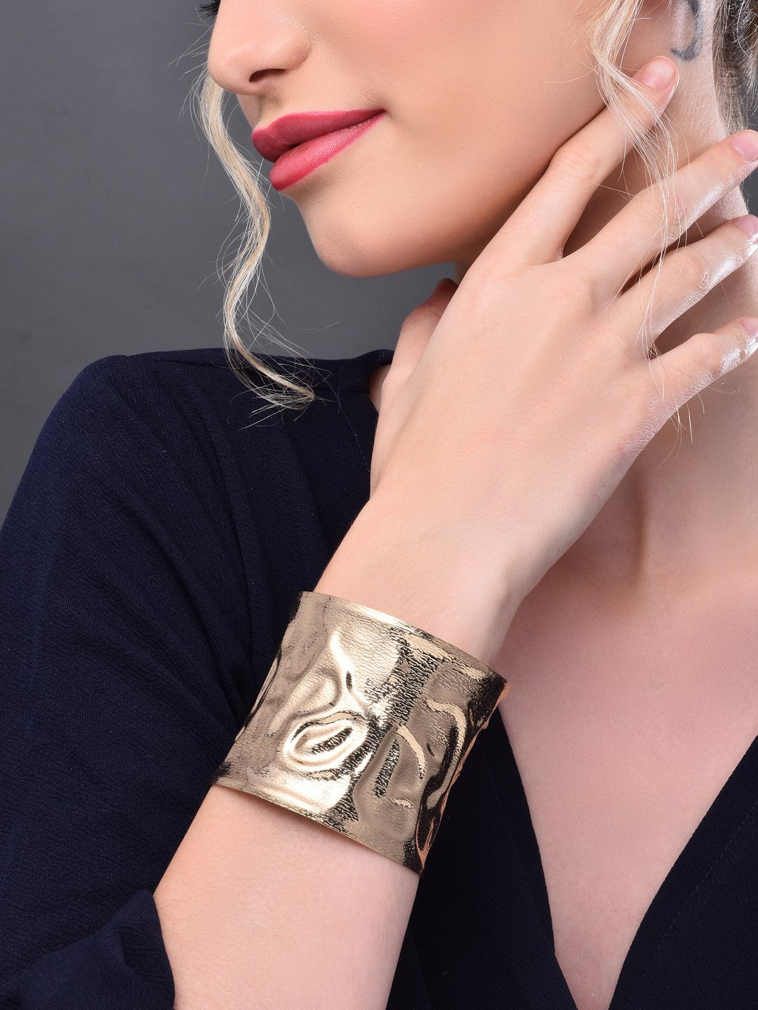 Self Embossed Statement Cuffs