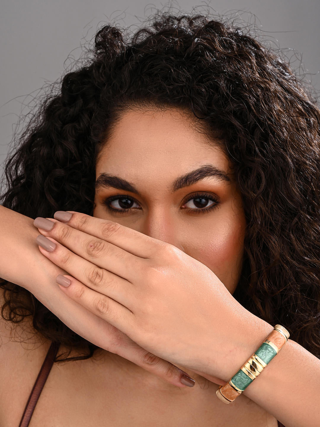 Enamel Voyage Colorblock Bangle