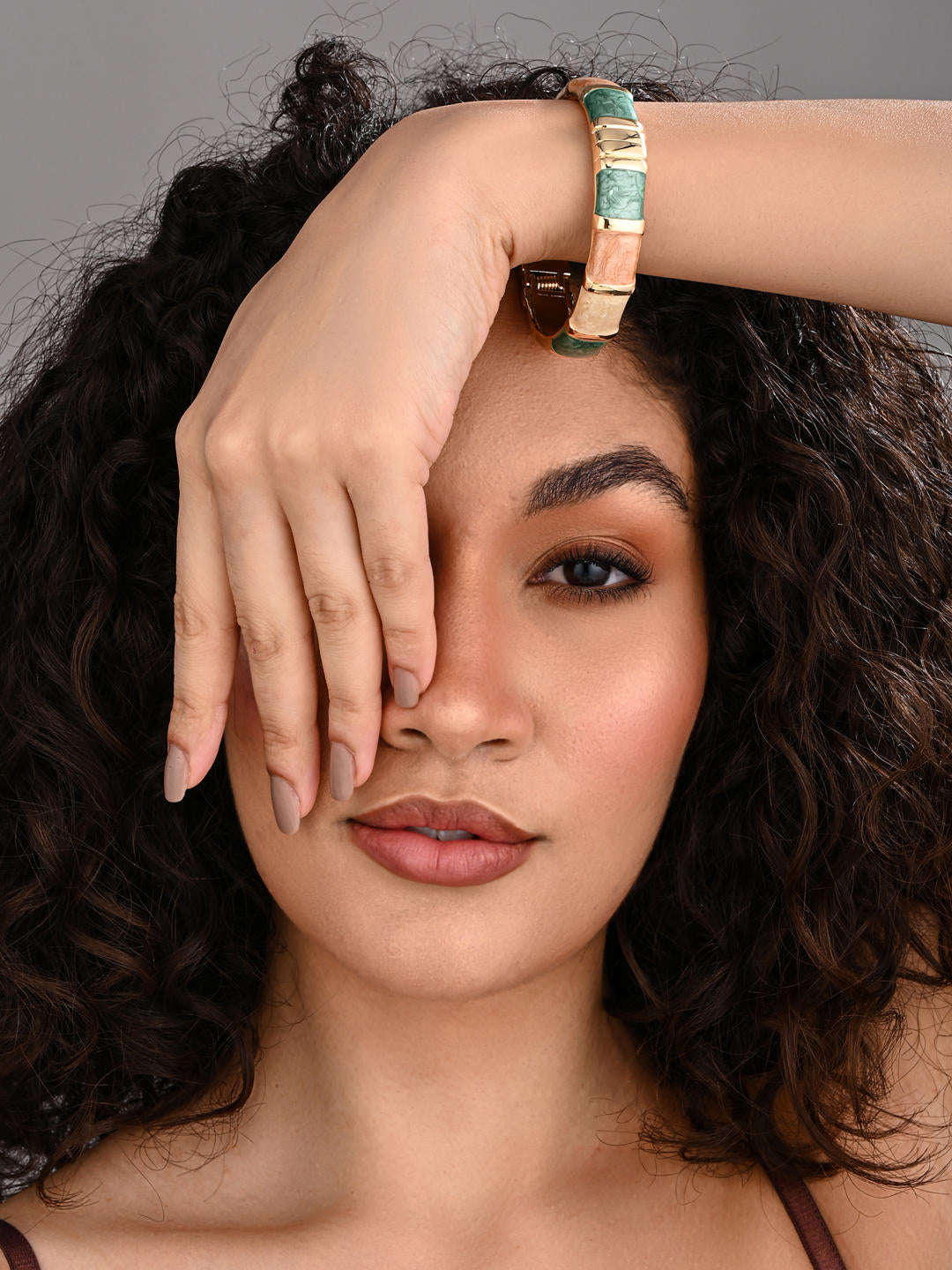 Enamel Voyage Colorblock Bangle