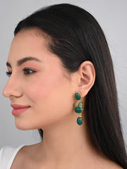 Emerald Tide Danglers