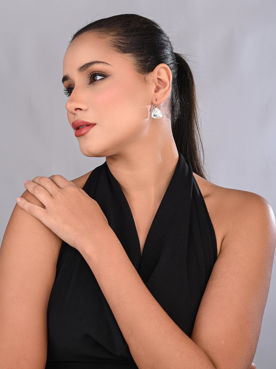Teardrop Radiance Crystal Earrings