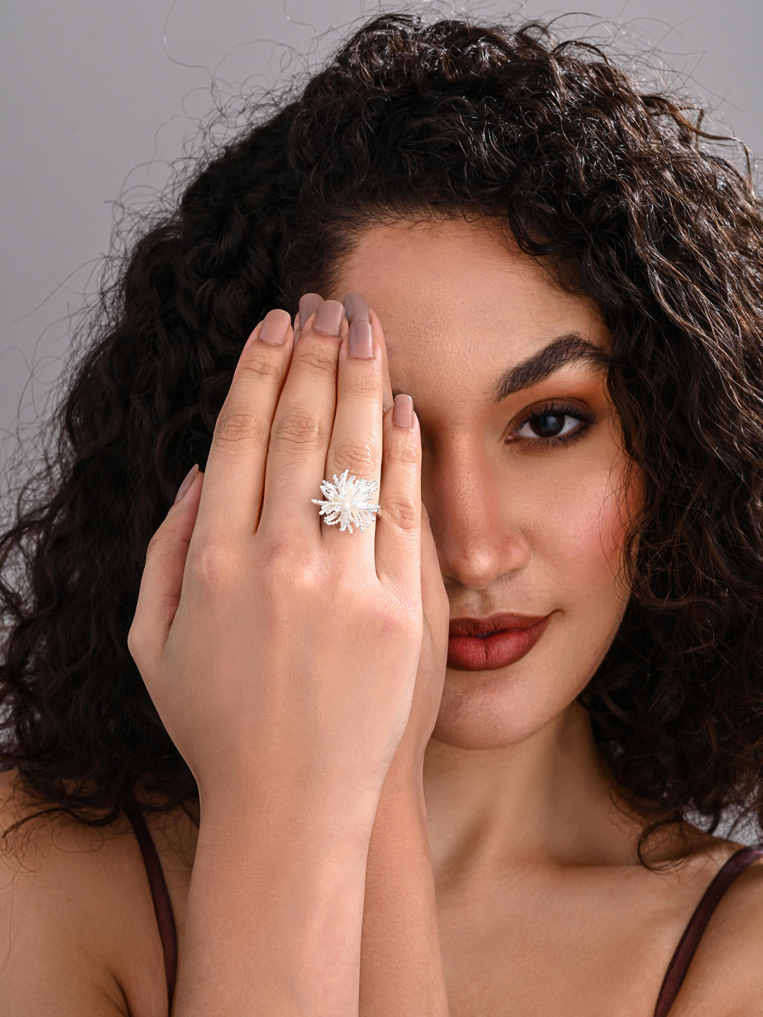 Ocean Blossom Adjustable Ring