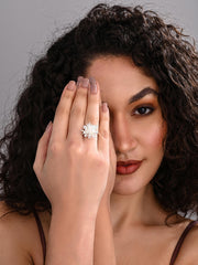 Ocean Blossom Adjustable Ring