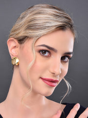 Gold Stud Earring