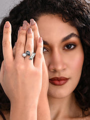 Monochrome Trio Ring