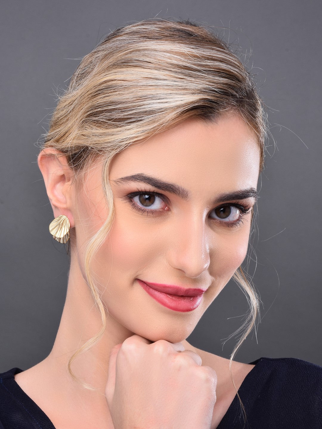 Golden Stud Earring